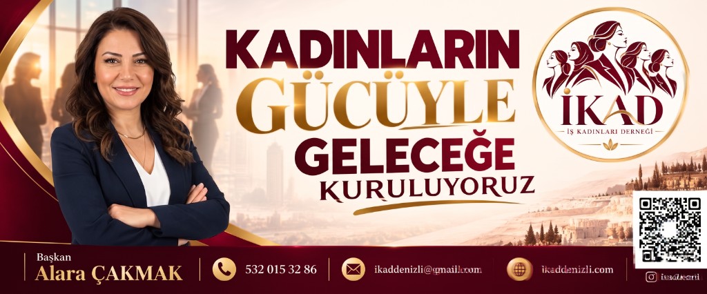 Kadınların gücüyle geleceğe kuruluyoruz. Başkan Alara Çakmak.